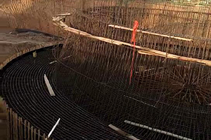 杭州砼烟囱新建施工现场